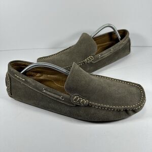 G.H. Bass & Co. Wheldon Men’s 11.5 M Brown Suede Driving Loafers Slip On Shoes
